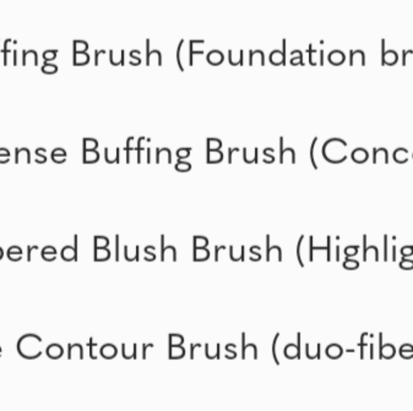 FARAH Daisy brush collection - Picture 3 of 3